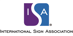 international sign association logo